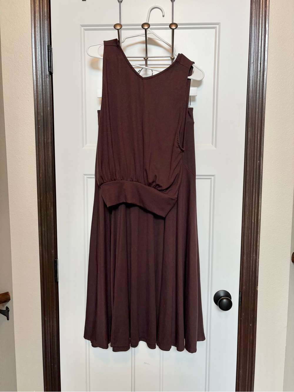 Free People Free-est Chocolate Brown 2 Piece Tank & Maxi Skirt Set Size XS